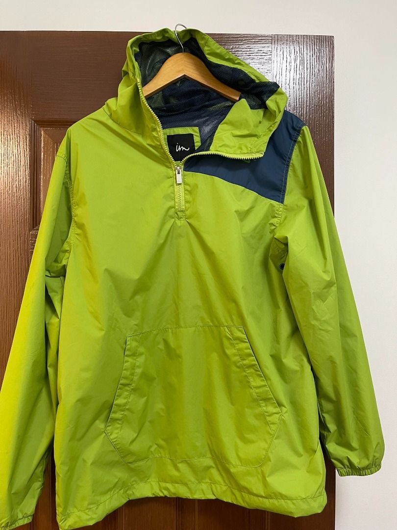 Lime Green Windbreaker on Carousell
