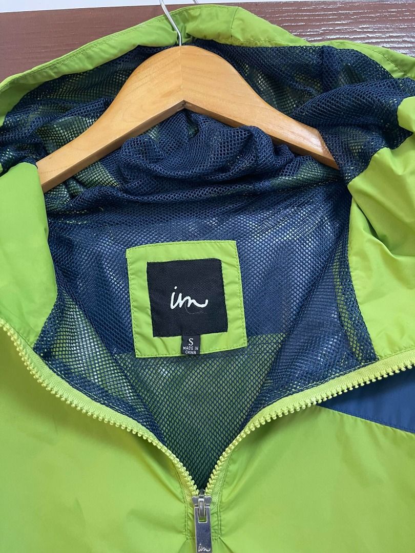 Lime Green Windbreaker on Carousell