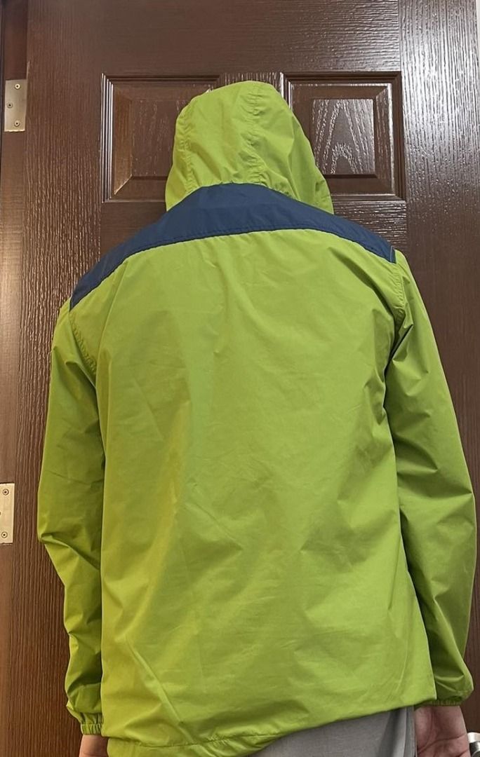 Lime Green Windbreaker on Carousell