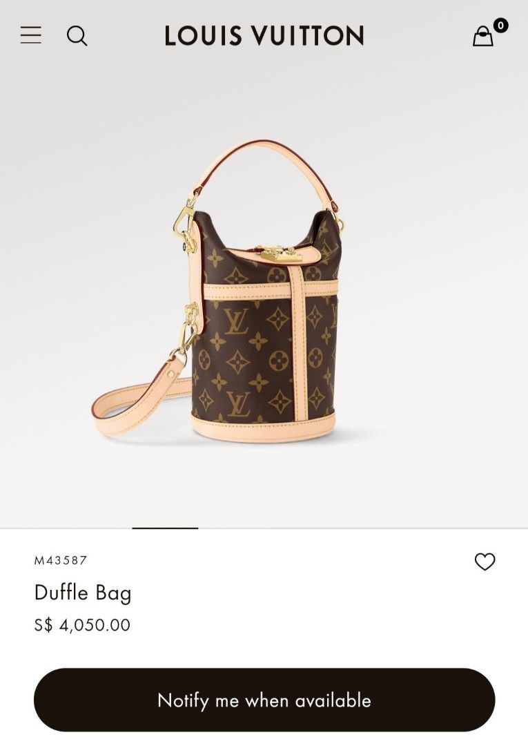 Shop Louis Vuitton MONOGRAM 2018 SS Duffle Bag (M43587) by