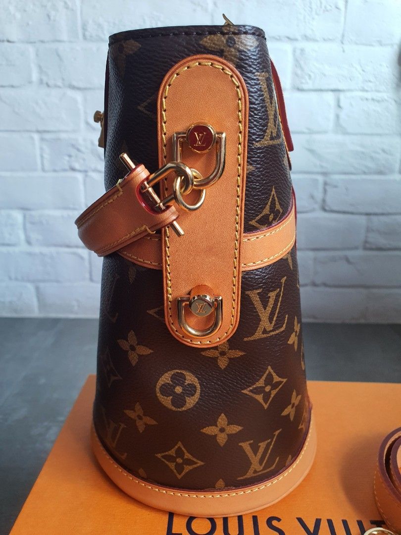 Louis Vuitton Monogram Canvas Duffle Bucket Bag M43587 2018