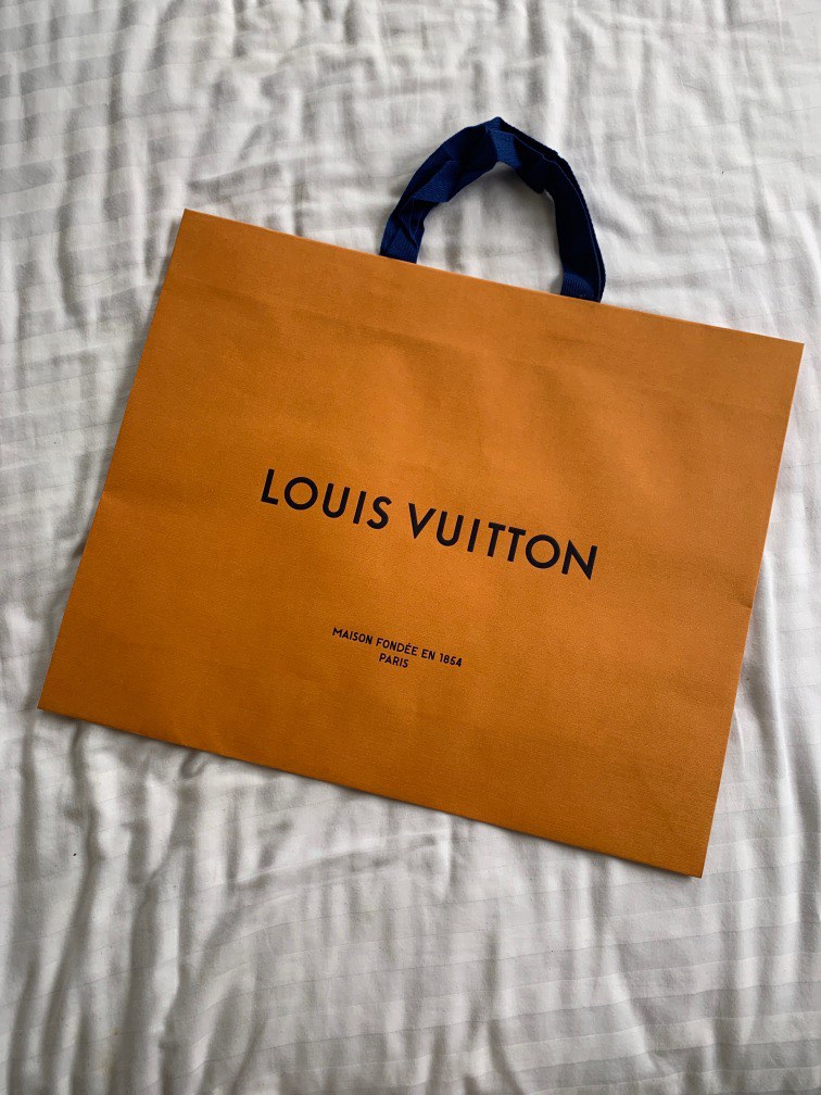 Louis Vitton paper bag on Carousell