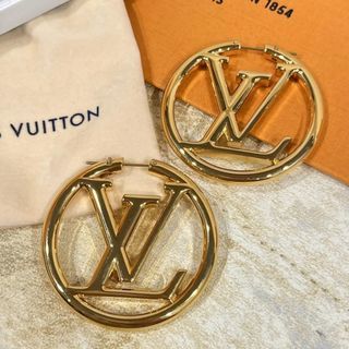 Louis Vuitton LV LOUISE EARRINGS Gold-color hardware M00396 in 2023