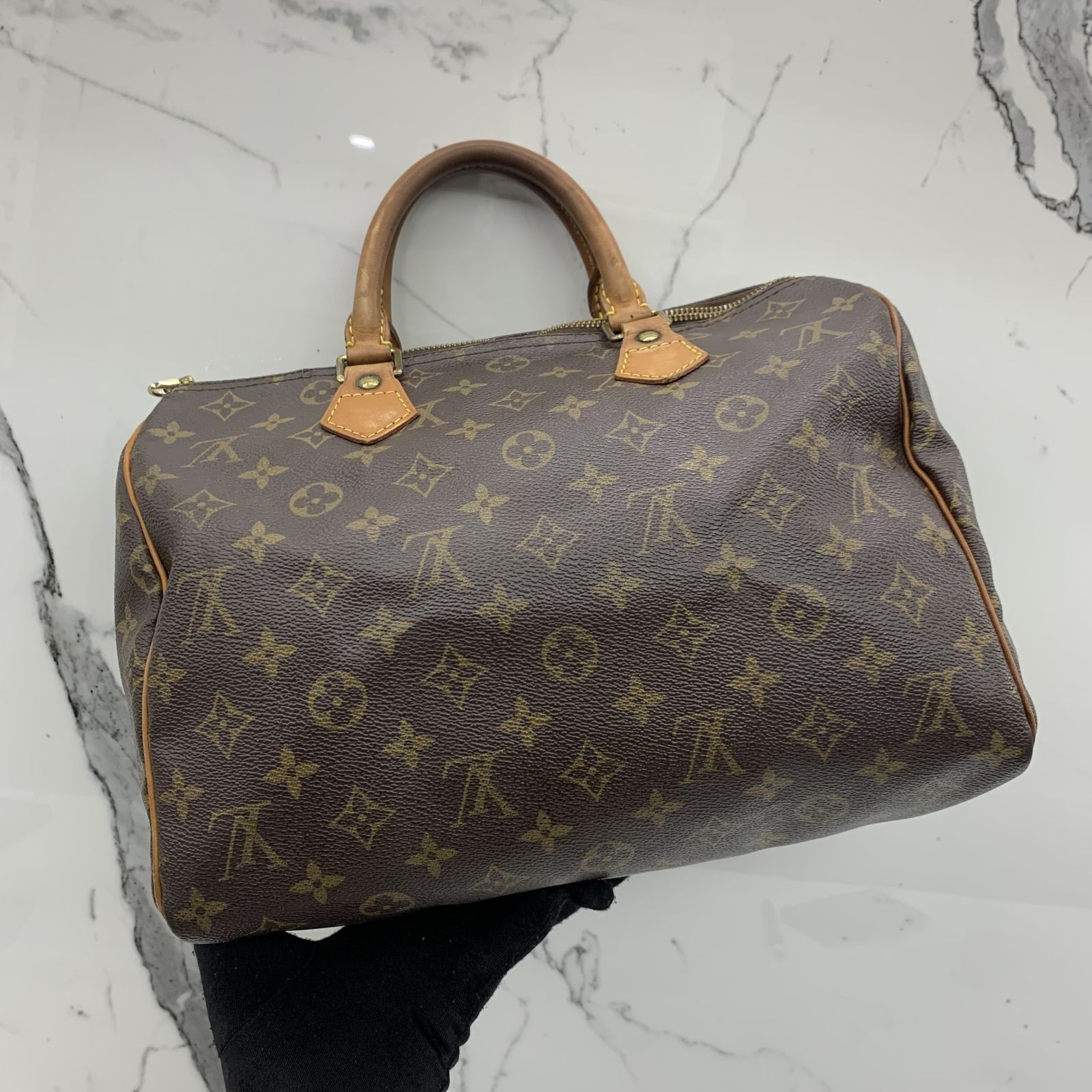 Louis Vuitton Speedy Monogram Sequin, Luxury, Bags & Wallets on Carousell