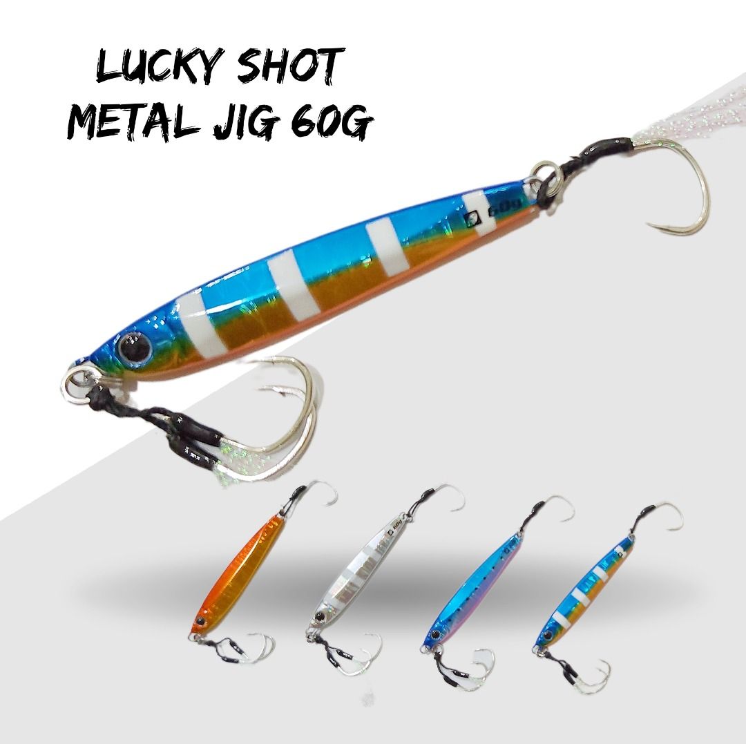 Lucky Shot Fast Jig 60g, Sports Equipment, Fishing on Carousell