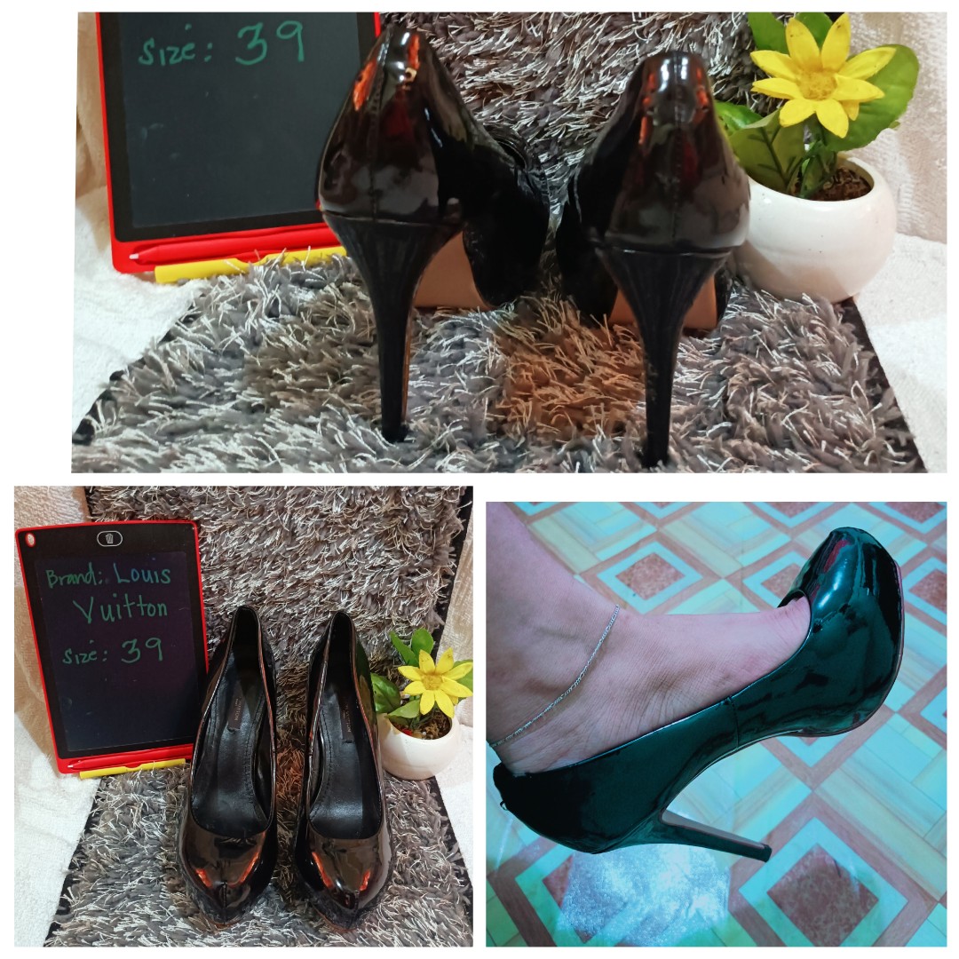 Christian Louboutin (Louis Vuitton) heels with red bottom, Women's Fashion,  Shoes on Carousell