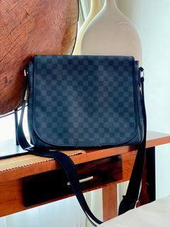 Louis-Vuitton Daniel Graphite Trocadero Messenger Bag For Men