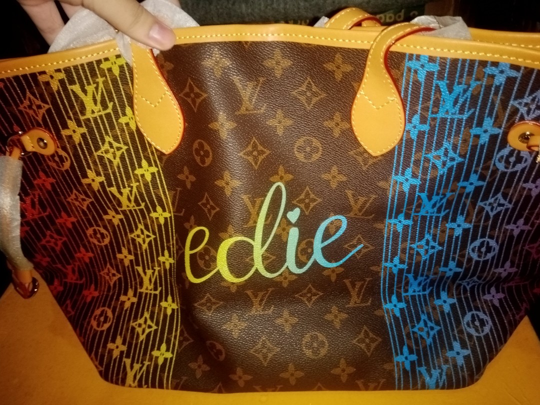 LV edie Neverfull Bag, Luxury, Bags & Wallets on Carousell