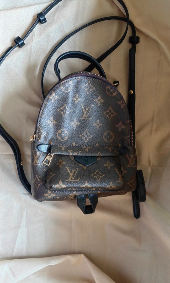 PO] LV Palm Springs Mini Monogram Backpack (Black), Women's Fashion, Bags &  Wallets, Backpacks on Carousell