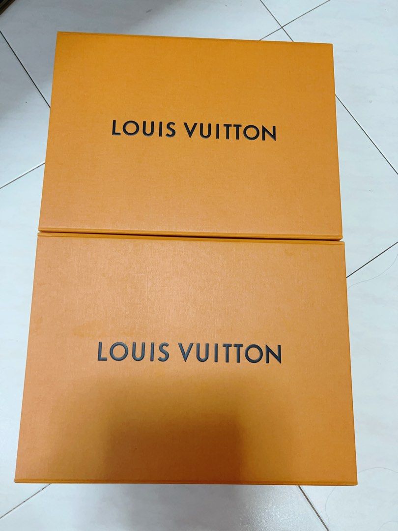 Louis Vuitton Paper Bag Orange, Men's Fashion, Watches & Accessories,  Accessory Holder, Box & Organizers on Carousell