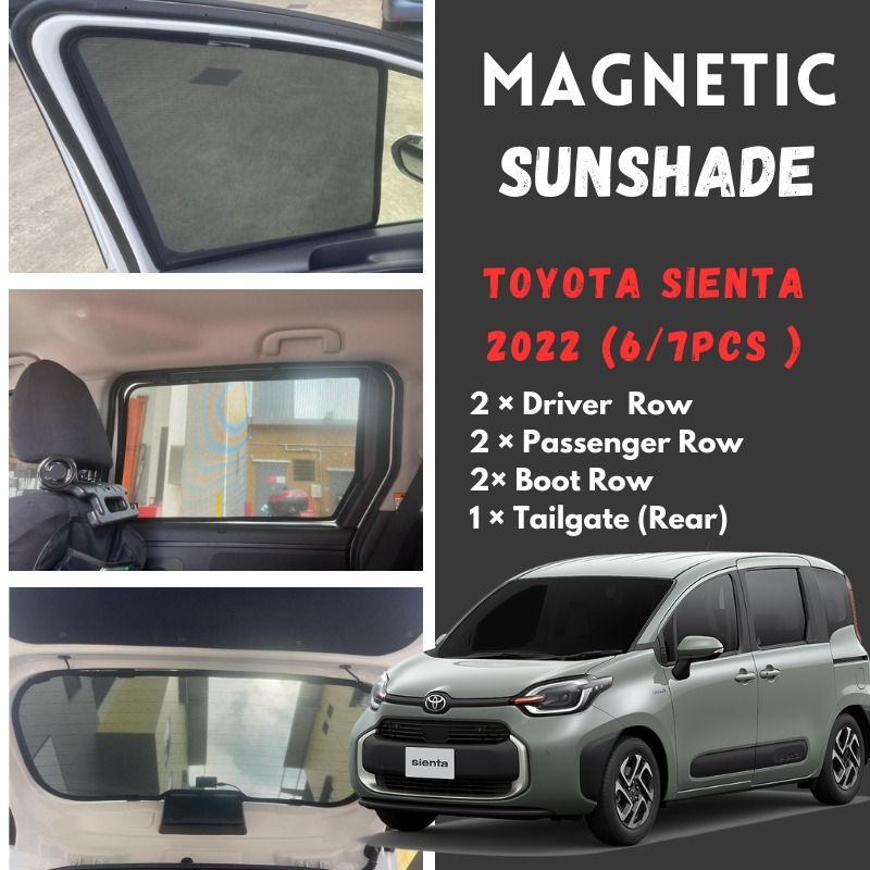Magnetic Car Sunshade For Toyota Sienta 2022 6 7pcs Car
