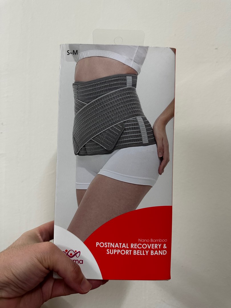 Mamaway nano bamboo postnatal top recovery & support belly band