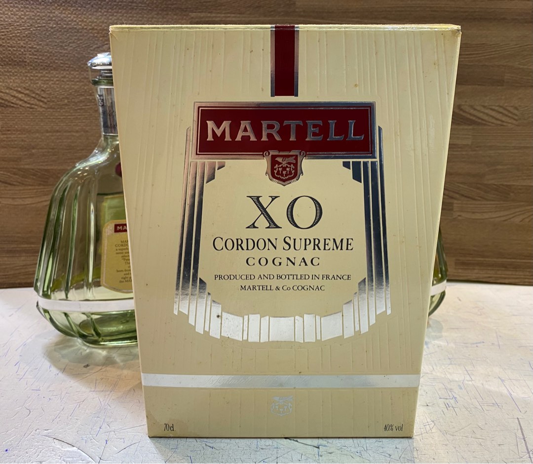 Martell XO Cordon Supreme Cognac empty bottle 70 cl 馬爹利XO紅帶干