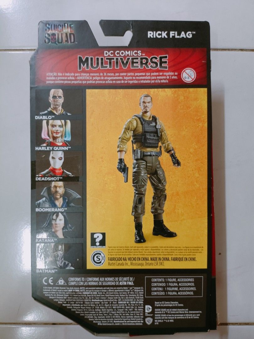 DC Comics Multiverse - Action Figure Rick Flag - Suicide Squad 15 Cm - 6