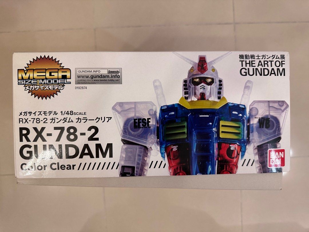 メガサイズ1/48RX-78-2ガンダム　ガンダム展会場限定クリアカラー他セット メガサイズ1/48RX-78-2ガンダム ガンダム展会場限定クリアカラー他セット