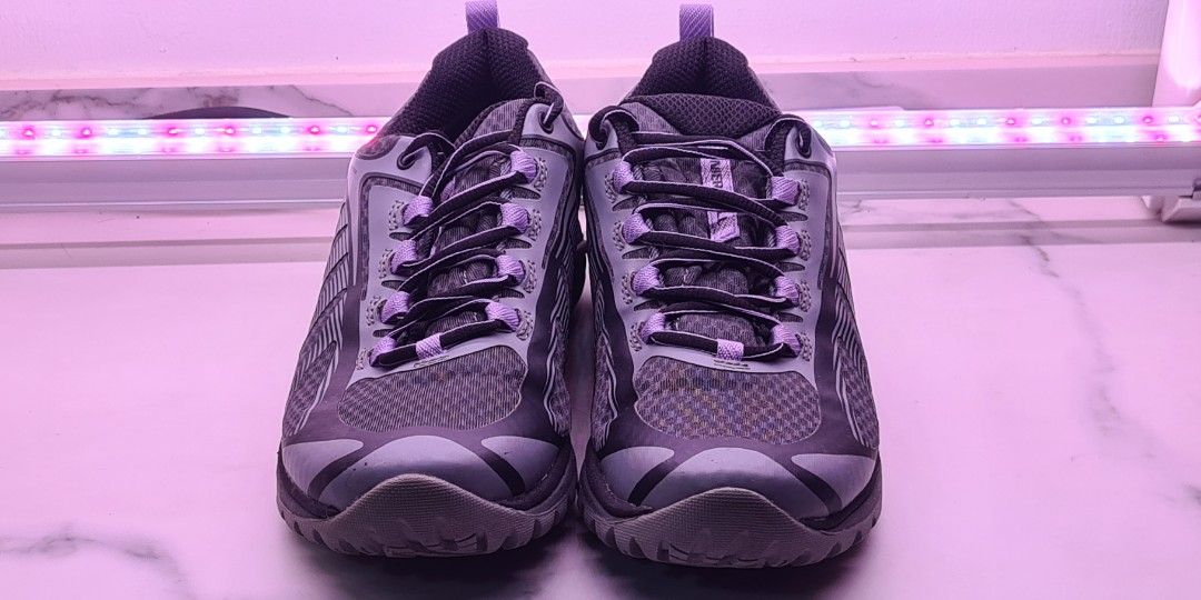 Purple top merrell shoes