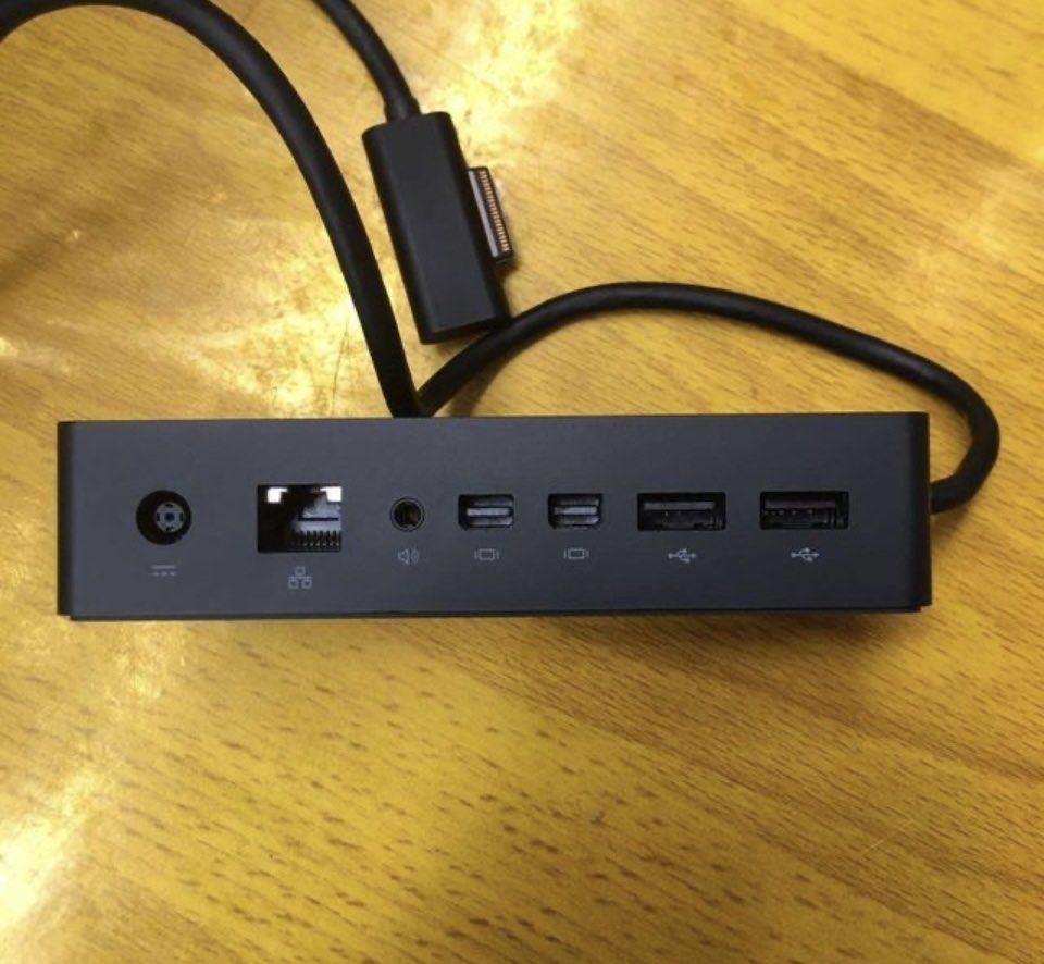 Microsoft Surface Dock (Category: Cables & Adaptors) located in Manila. Submitted by jackienikki (Listing ID 1249845903, Image 2). Description: Microsoft Surface Dock * 4 USB 3.0 ports * 1 Security Lock slot * Power * Ethernet * Audio * 2 Mini Display ports w/ original charger * RFS: Decluttering * Price is negotiable .