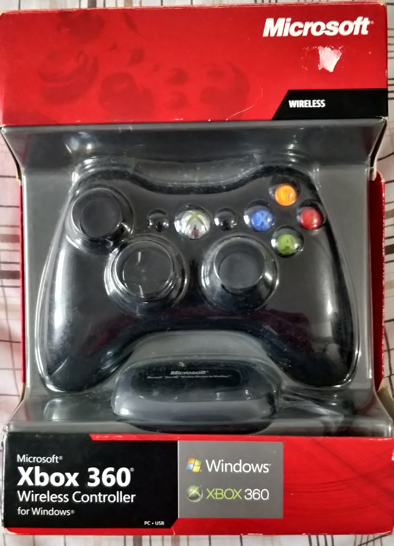 Microsoft Xbox 360 Wireless Controller for Windows, Video Gaming ...