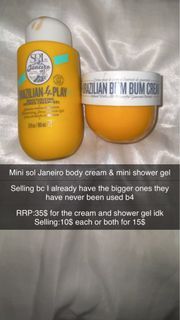 Mini sol Janeiro cream and shower gel