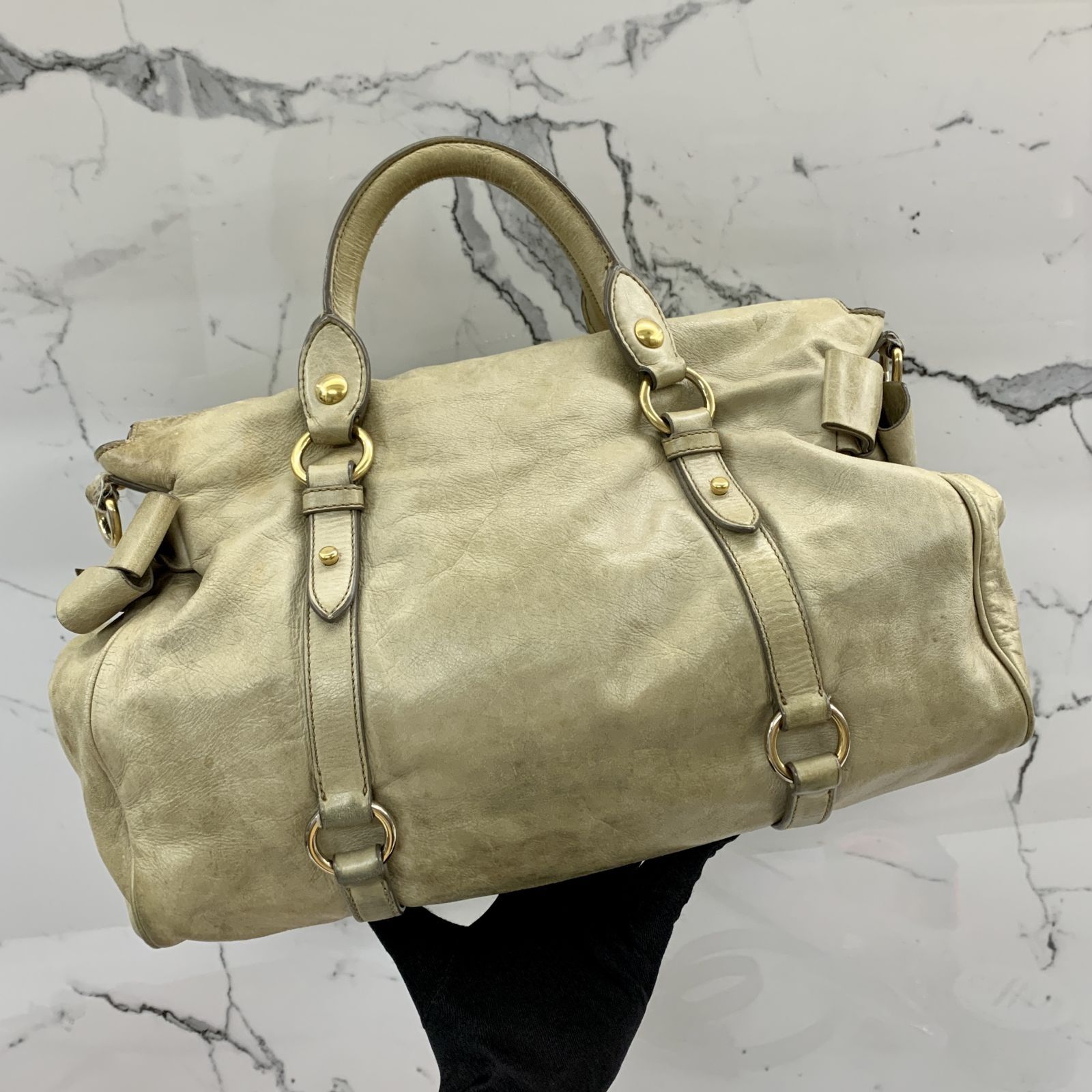 Miu miu store grey bag