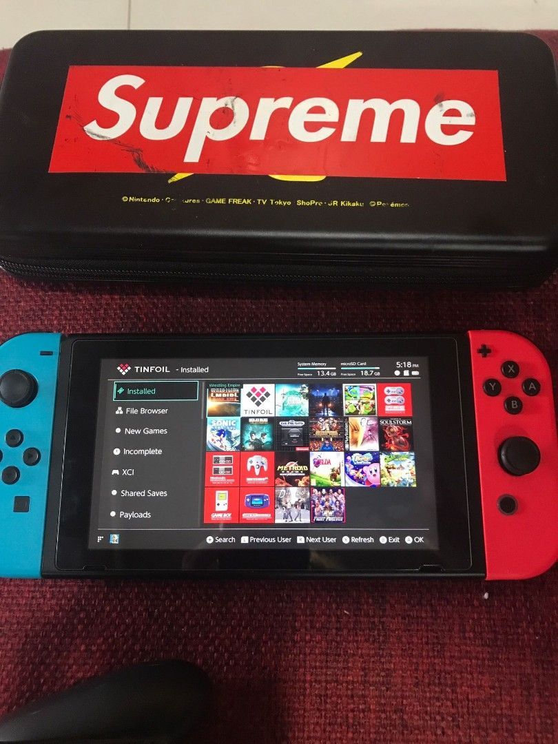 Modded Nintendo Switch (full set or handheld only) 128/256 GB storage  options with carrier. Retrogame Machine: DREAMCAST, PS1, PSP, N64, SNES,  NES, DS, 3DS, GBA, GB games emulator, Video Gaming, Video Game