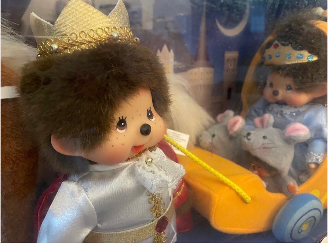 Monchhichi prince & princess Cinderella box set, 興趣及遊戲, 玩具