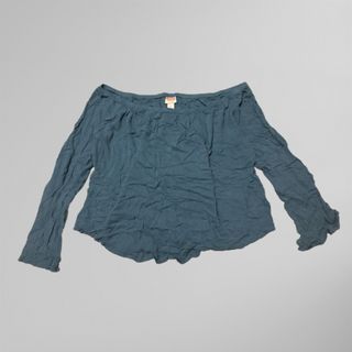 Mossimo Off Shoulder Top Blue