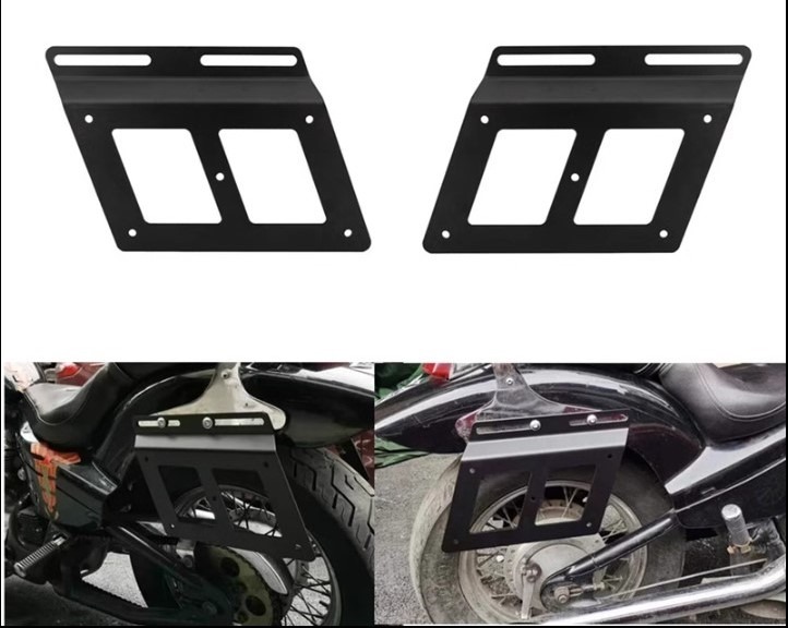 Motorcycle Universal Metal saddle bag bracket, Motorcycles, Motorcycle
