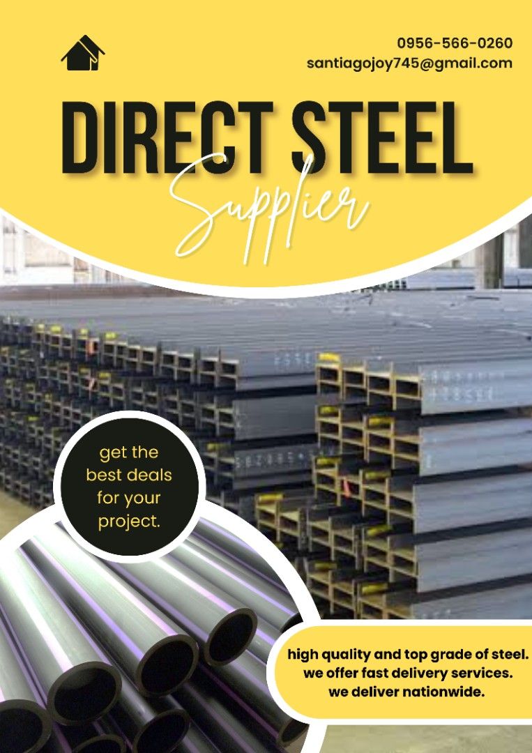 MS PLATE, I BEAM, C PURLINS, CHANNEL BAR, TUBULAR, ETC .., Commercial