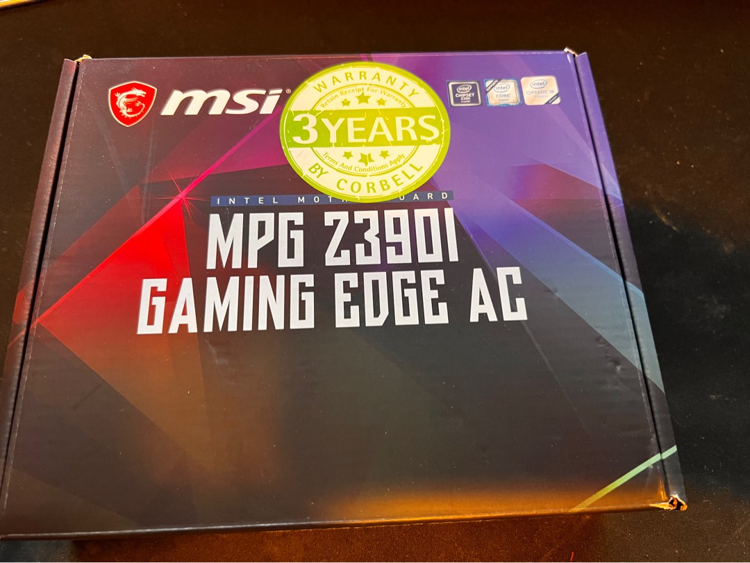 MSI MPG z390i Gaming Edge AC motherboard, Computers & Tech, Parts
