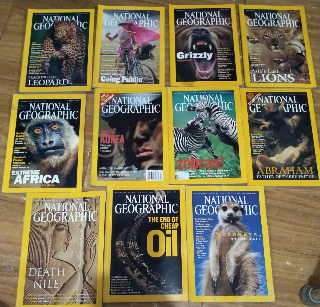 National Geographic Magazines (85 each) on Carousell