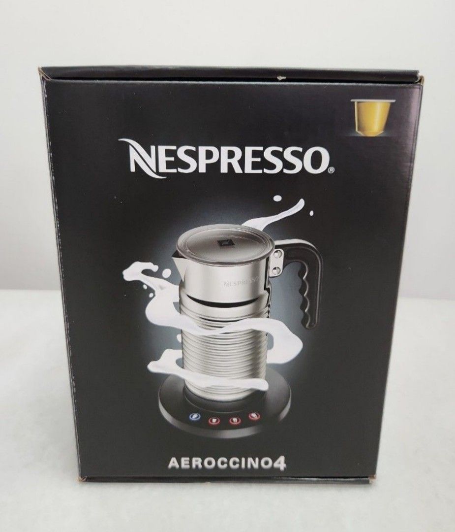  Nespresso Aeroccino 4 Milk Frother, Silver: Home & Kitchen