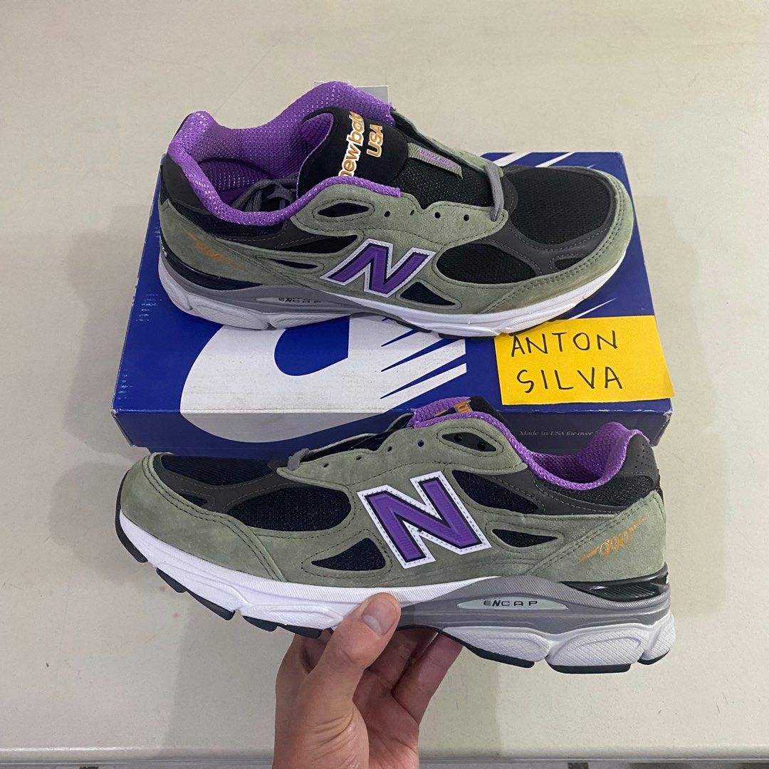 New Balance 990v3 Teddy Santis Olive Leaf, Men's Fashion, Footwear