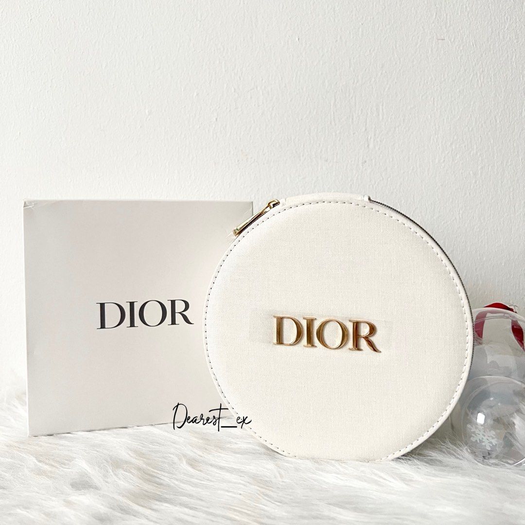Dior Round Vanity Case with Mirror