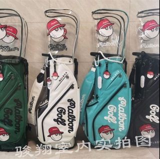 New Korean Malbon Golf Bag Fisherman Hat Bracket Bag One Pack Two Caps Golf Bag Equipment Bag