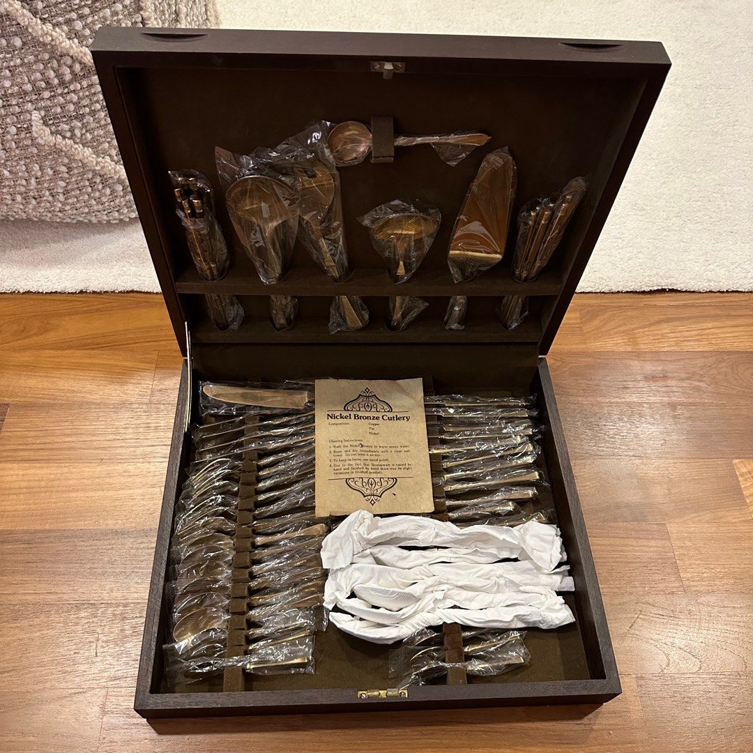 NICKEL BRONZE CUTLERY, Furniture & Home Living, Kitchenware & Tableware