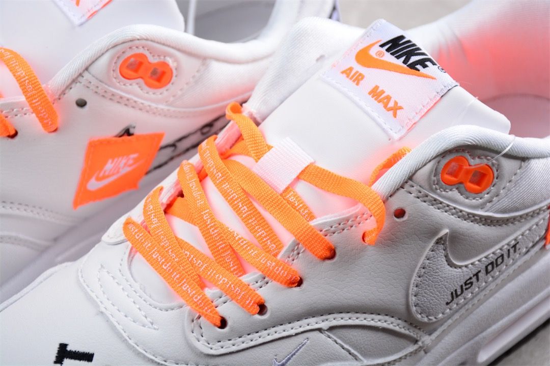 Nike air max 1 just discount do it white women's shoe