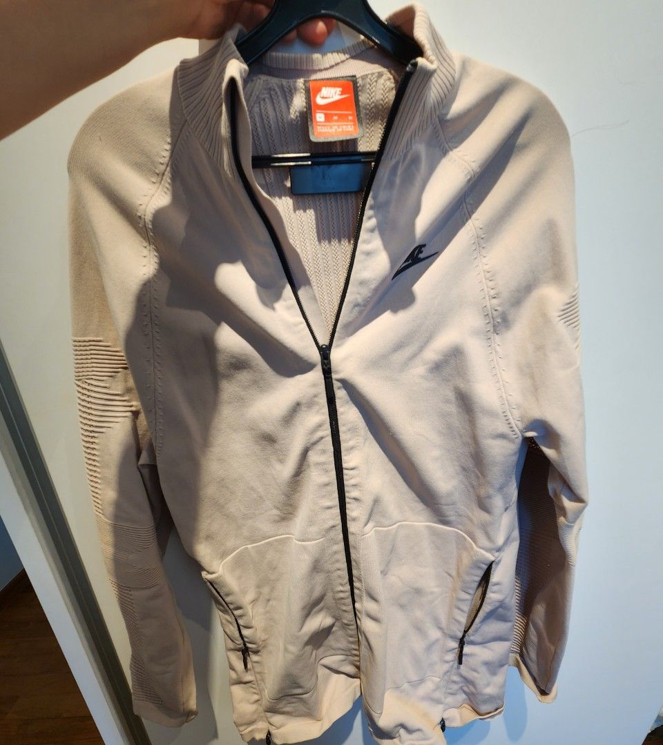 White nike cardigan best sale