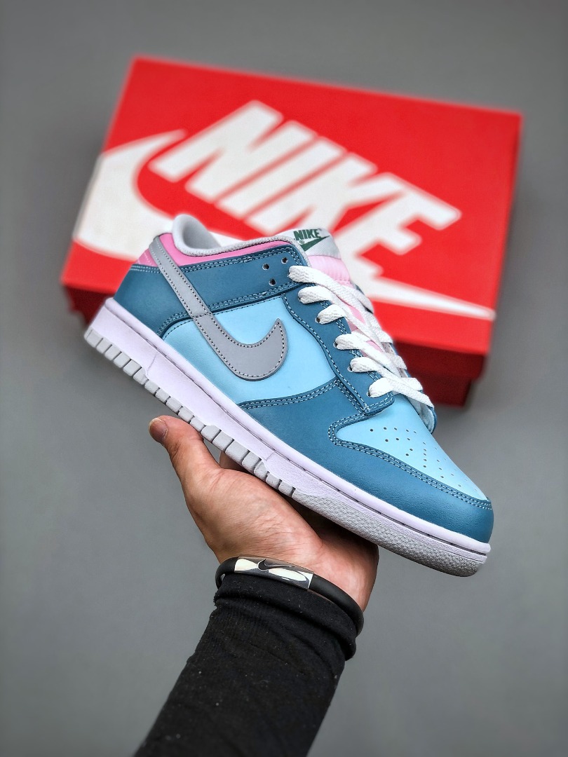 light blue nike dunks low