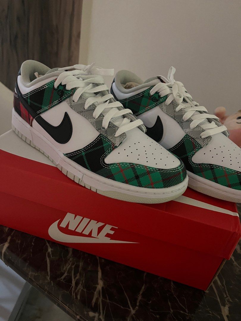 plaid nike dunks