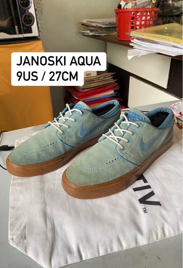 nike janoski verde agua