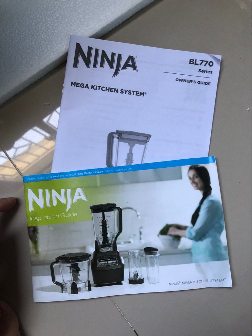 Ninja BL770 Mega Kitchen System 1500 Watt Blender Food Processor New Open  Box