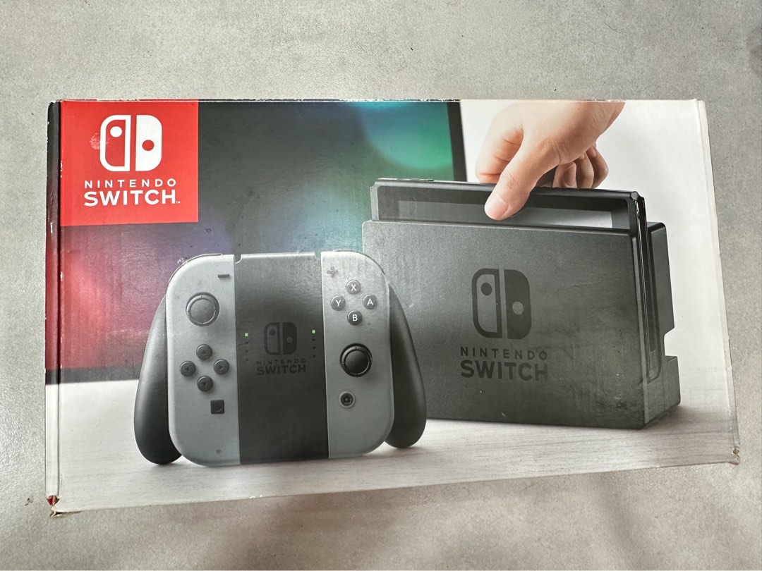 Nintendo Switch 灰黑色主機全套, 電子遊戲, 電子遊戲, Nintendo