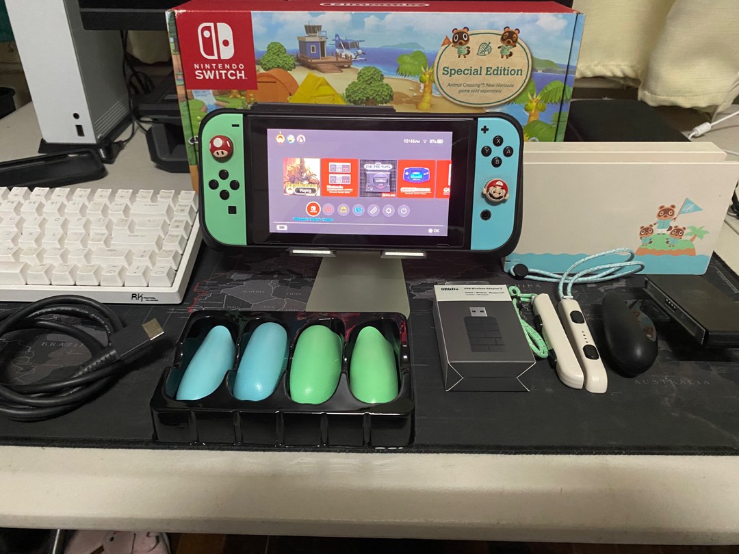 Nintendo Switch Animal Crossing console package, Video Gaming, Video