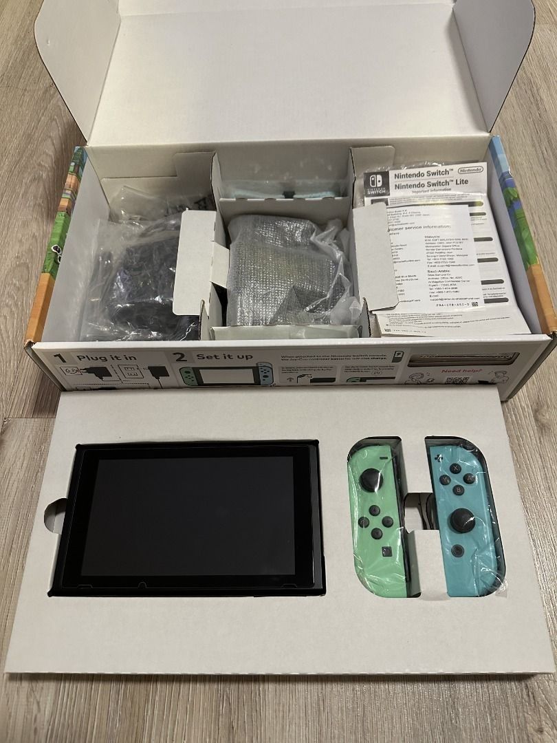 Nintendo switch v2 store animal crossing edition