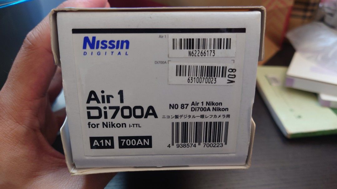 Nissin Di700a +Air 1, 攝影器材, 攝影配件, 閃光燈- Carousell