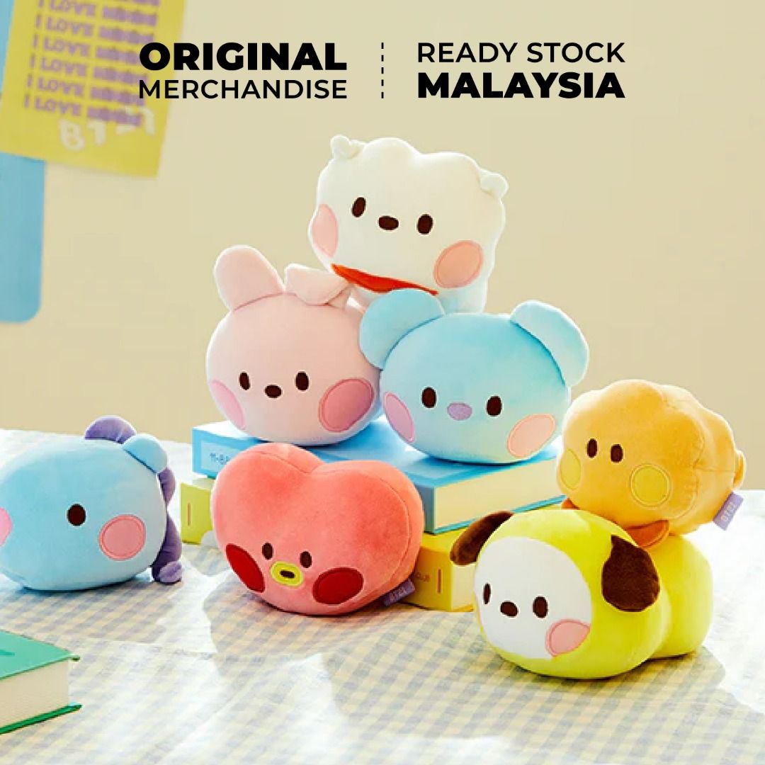 Official] Bt21 Minini Petite Cushion Doll Bts Bt21 V Jungkook Jimin Rm Jin  Jhope Suga Tata Cooky Chimmy Koya Rj Shooky Mang Tinytan Bangtan Kpop  Merch, Hobbies & Toys, Collectibles & Memorabilia,