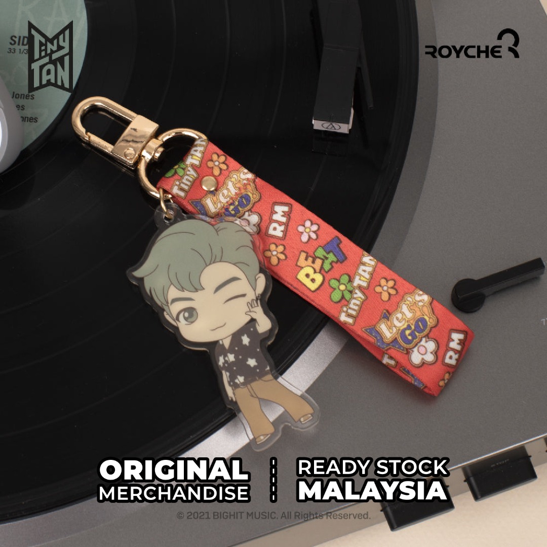 [OFFICIAL] TinyTAN Dynamite Acrylic Strap Keyring BTS BT21 V Jungkook