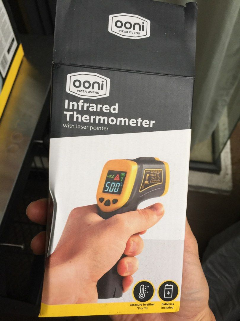 ooni Infrared Thermometer Gun - Digital Laser Thermometer - Pizza