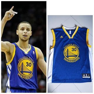 Men's Golden State Warriors Stephen Curry adidas Royal Player